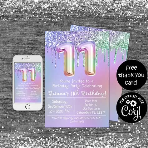 zazzle birthday invitations|11 Year Old Birthday Invitations .